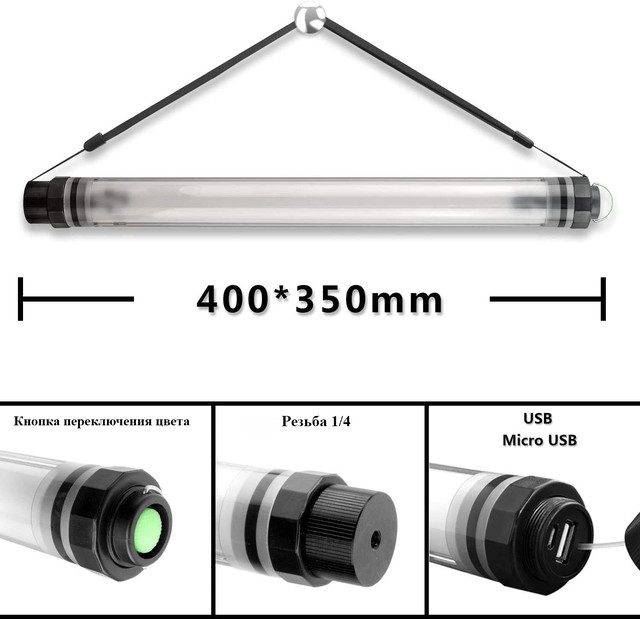 LUXCEO P7RGB Pro размеры, разъёмы