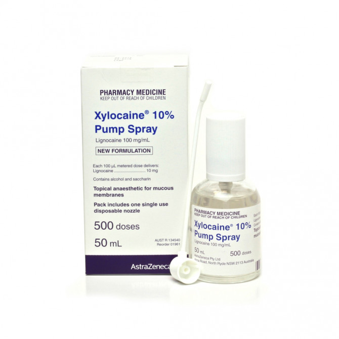 Xylocaine 10% 50 ml - Знеболюючий спрей