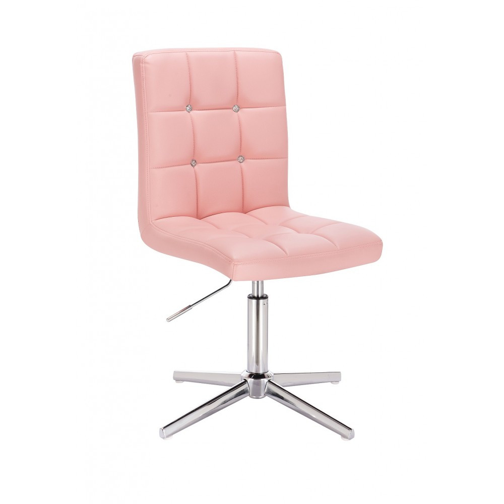 Перукарське крісло на пневматиці Bazkar HC1015CC рожевий