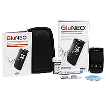Глюкометр GluNEO - ГлюНЕО стартовий набір з 25 смужками і ланцетами, фото 6