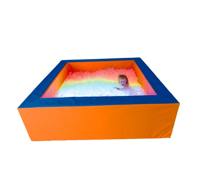 Сухий басейн із підсвіткою квадратний 200х60х20 см TIA-SPORT, фото 1