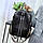 Жіночий шкіряний рюкзак міська сумка Чорний, фото 4