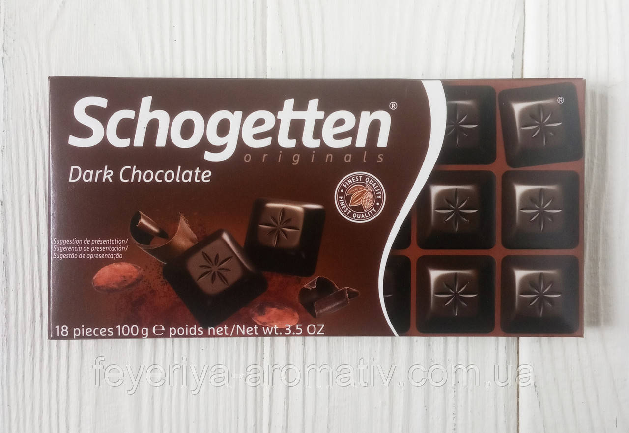Шоколад чорний Schogetten Dark Chocolate 100г (Німеччина)