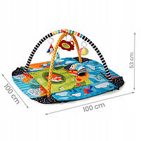 Навчальний інтерактивний килимок Ricokids Fox 3 в 1,100 х 100 см, фото 8