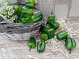 Болгарський перець зеленого кольору, пінопласт h-3.5см  50 шт\уп., 125 грн, фото 3