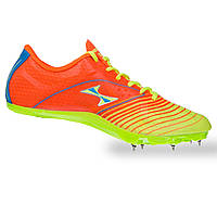 Шиповки бігові Healt (р-р 36-45) (7 шипів, салатово-блакитний)