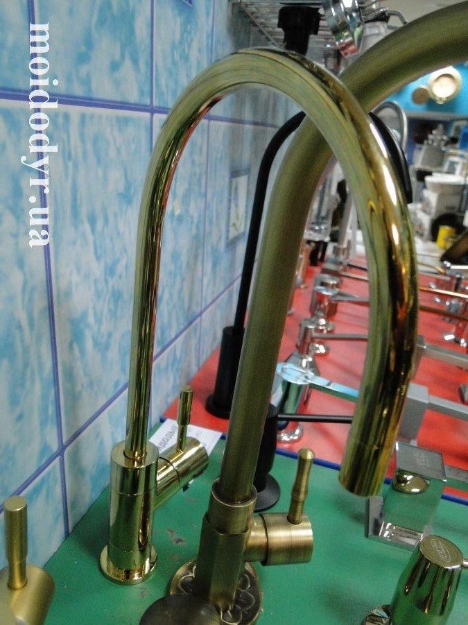 Кран для систем фільтрації води (золото), фото 1