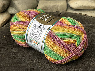 Носкова пряжа Flotte Socke Baumwolle Stretch Tutti Frutti