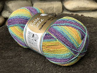 Носкова пряжа Flotte Socke Baumwolle Stretch Tutti Frutti