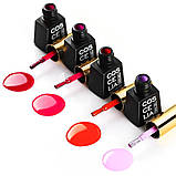 Набір гель-лаків базових кольорових різних для манікюру Шовлак для нігтів Гель-лаки 8 мл, комплект (8 шт.), фото 3