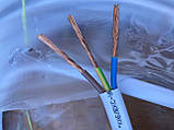 Кабель провід ШВВП 3х4.0 силовий багатожильний плоский, повноцінний Одеса Каблекс (кратно 5м), фото 2