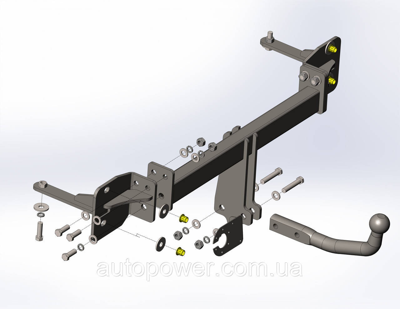 Фаркоп на BMW Х3 2006- 2010 - фото 9 - id-p1366970732