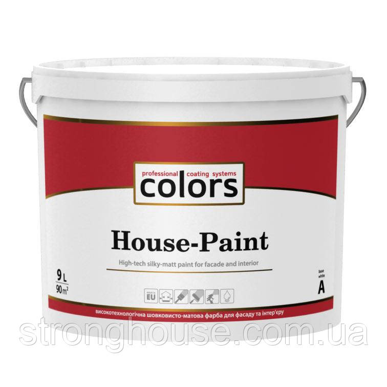 Colors House-Paint 9 л. Високотехнологічна універсальна фарба