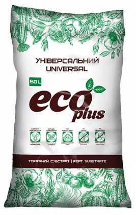 Торф'яний субстрат універсальний ECO PLUS, 50 л