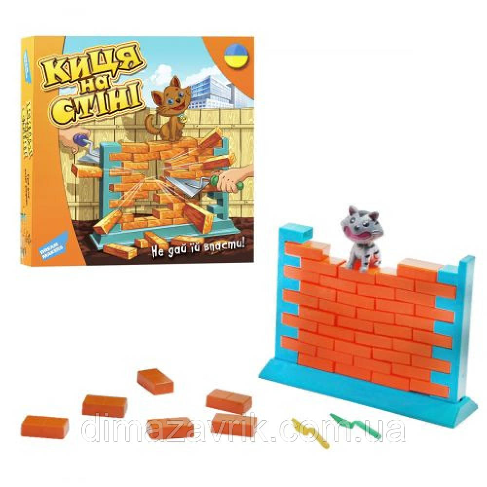 Настільна гра Dream Makers "Кошеня на стіні" Кіца на стелі, фото 1