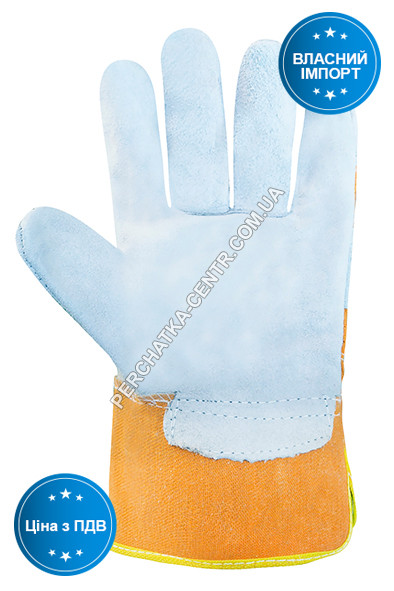 Перчатки рабочие комбинированные ткань / союзов RBZ - фото 3 - id-p1367020393