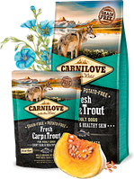 Корм для собак Carnilove Fresh Carp & Trout for Adult Dogs (карп і форель), 12 кг