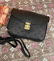 Модная женская чёрная сумка Louis Vuitton Metis