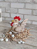 Великодня курочка Пряник , Н-14-16 см, великодній декор., фото 6