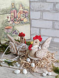Великодня курочка Пряник , Н-14-16 см, великодній декор., фото 5