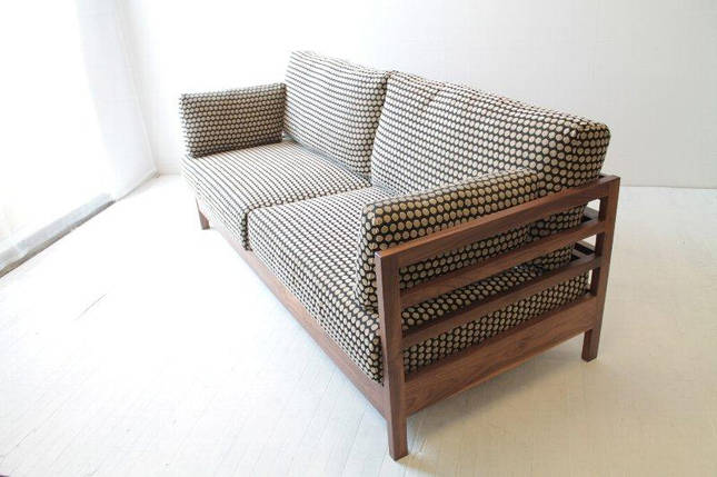М'який дерев'яний диван "Рекута", м'який дерев'яний диван за індивідуальними вимірами, зручний диван, фото 2