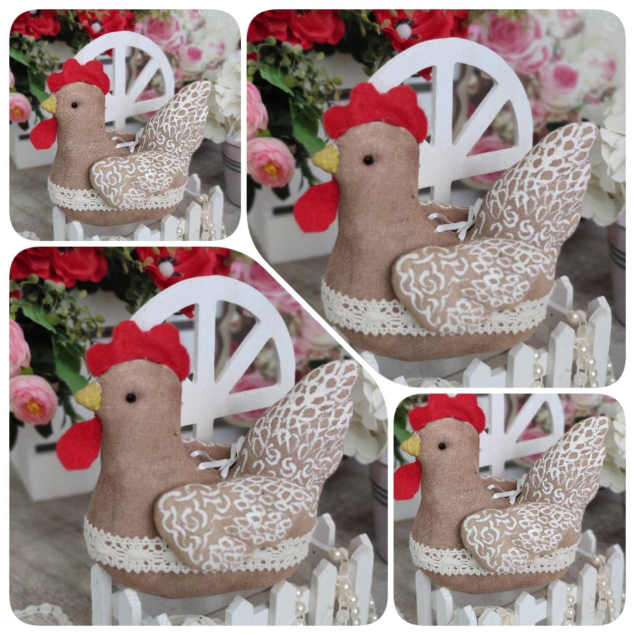 Великодня курочка Пряник , Н-14-16 см, великодній декор., фото 1