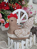 Великодня курочка Пряник , Н-14-16 см, великодній декор., фото 3