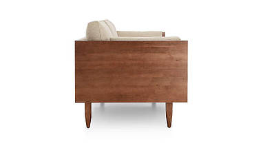 М'який дерев'яний диван "Мона", м'який дерев'яний диван за індивідуальними розмірами, зручний м'який диван, фото 2