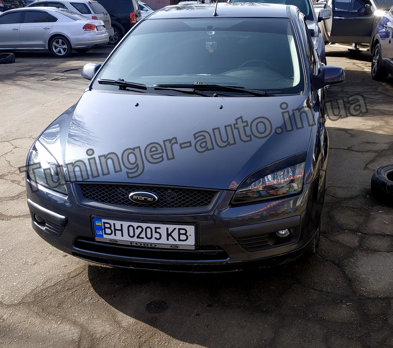 Вії на фари Ford Focus II 2004-2007 (ANV)