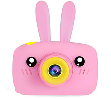 Дитячий фотоапарат Baby Photo Camera Rabbit з автофокусом Х-500 Рожевий