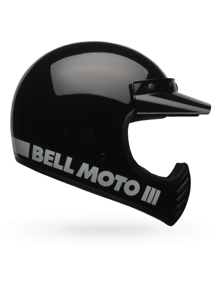 Мотошолом Bell Moto-3 Classic (чорний)