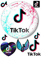 Вафельні картинки Tik Tok 2