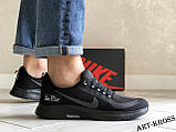 Чоловічі літні кросівки Nike Run Utility сіточка чорні, фото 4