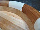 Дерев'яна сегментна цукерниця, тарілка, ваза для фруктів, фото 5