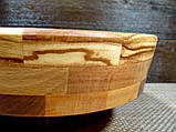 Дерев'яна сегментна цукерка, тарілка, ваза для фруктів, фото 6