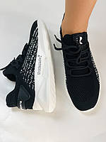 Стильні жіночі кеди-білі кросівки.В'язаний текстиль з сіткою.Відмінна якість! 36-39 Vellena, фото 4