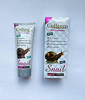 Пенка для умывания с фильтратом улиточной слизи о(Collagen deep cleaning Snail face wash)