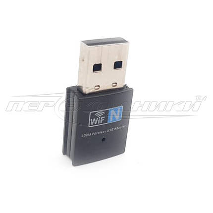 Wi-Fi USB адаптер 300MB, 802.11bgn, бездротовий мережевий адаптер Wi-Fi, фото 1