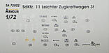Пластикова модель 1/72 Special Armour 72002 німецький тягач Sd.Kfz 11 Leichter Zugkraftwagen 3t, фото 2