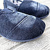Джинсові сліпони мокасини жіночі сині блакитні тканинні літні легені, фото 6