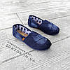 Джинсові сліпони мокасини жіночі сині блакитні тканинні літні легені, фото 8