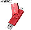 USB Флешка 2в1 256GB MicroUSB/USB 2.0 для телефону, комп'ютера OTG Moric 256Б Фіолетовий, фото 4