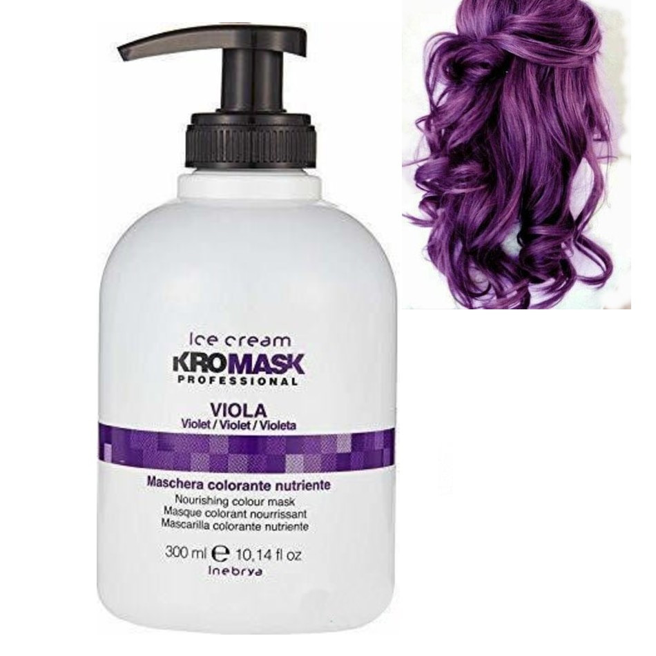 Купить Тонирующая маска для волос Inebrya KroMask Colour Mask VIOLA Фиолетовая 300 мл в Киеве
