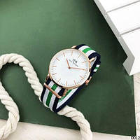 Часы наручные Daniel Wellington 38 мм Blue-White-Cuprum