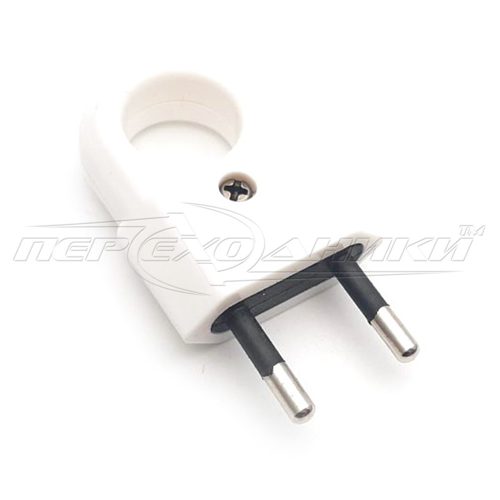 Виделка електрична плоска 10A EU, пряма (тип 1)