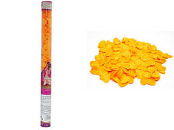 Хлопавка 60 см, пневматична, помаранчеві тканинні сердечка (400669-1)