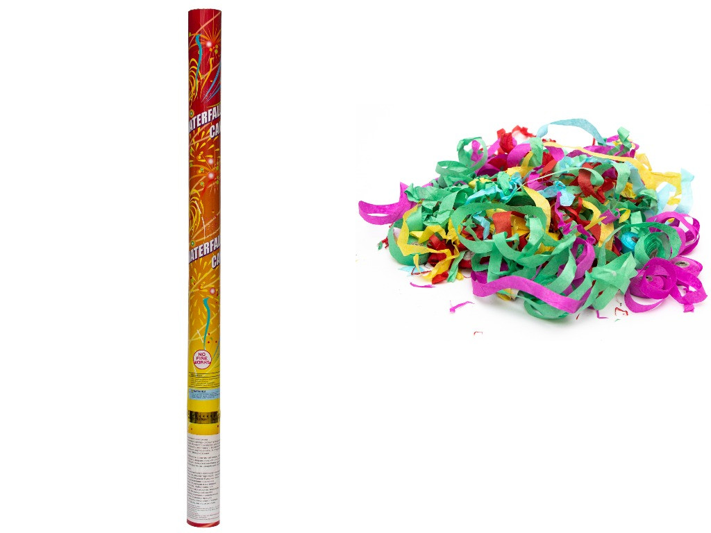 Хлопавка 80 см, пневматична, різнокольоровий серпантин (400751), фото 1