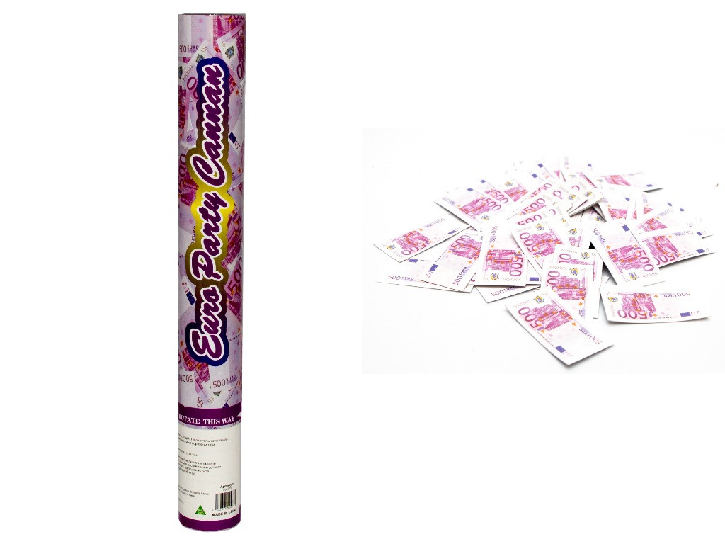 Хлопавка 40 см, пневматична, мікрокупюри Євро (400775), фото 1