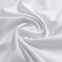 Ткань трикотаж Двунитка ширина 180 см Белый