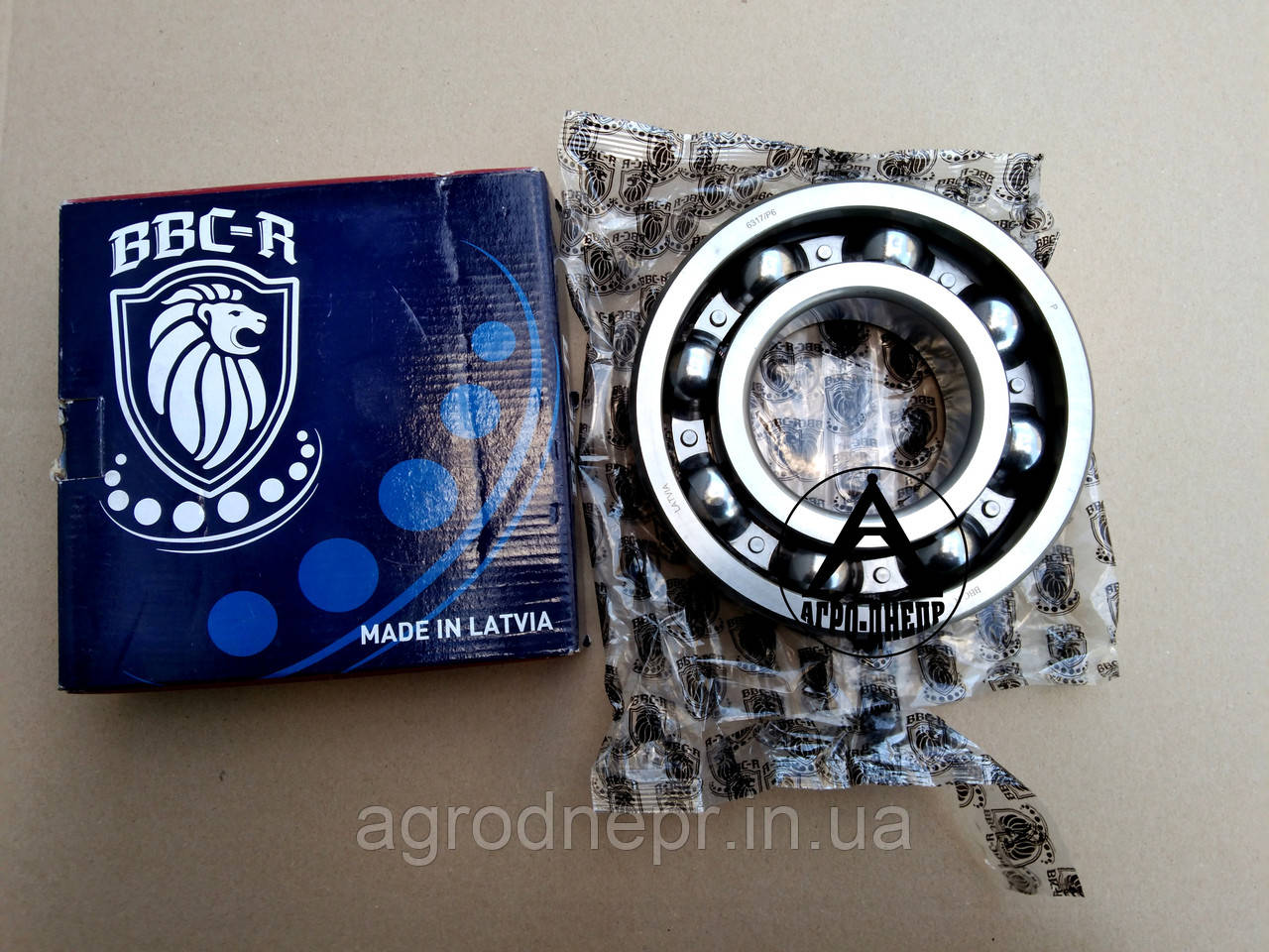 Підшипник 6317/Р6 (6-317) BBC-R Латвія
